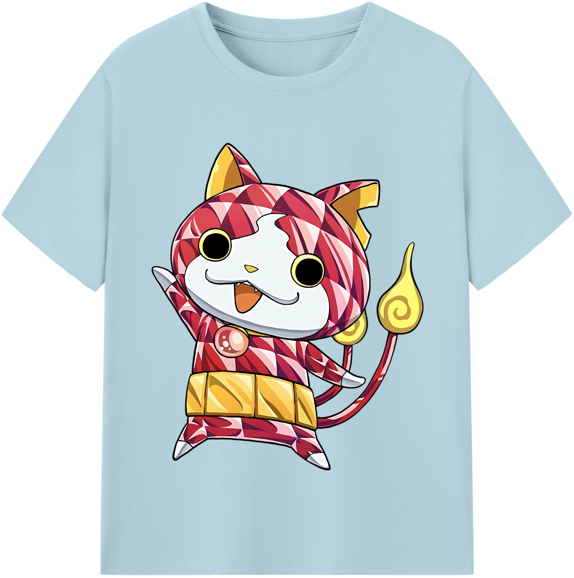 （画像用） 妖怪ウォッチ Yo-kai Watch 綿100％半袖Tシャツ（フロントプリント）